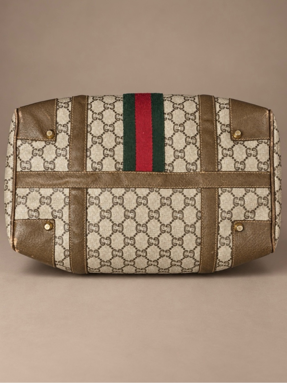 RARE Authentic Vintage Gucci Plus Boston Bag & Pristine Matching Wallet - Picture 5 of 13